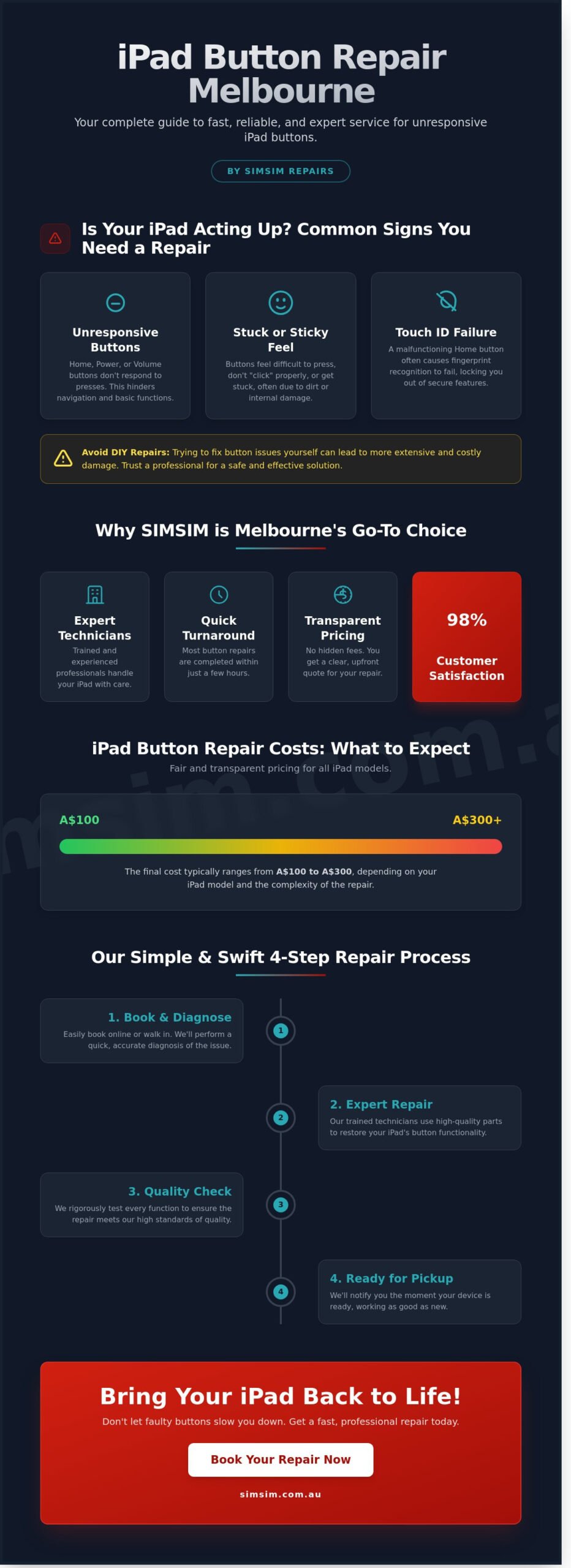 iPad Button Repair in Melbourne: Your Complete Guide to Fast, Reliable Service