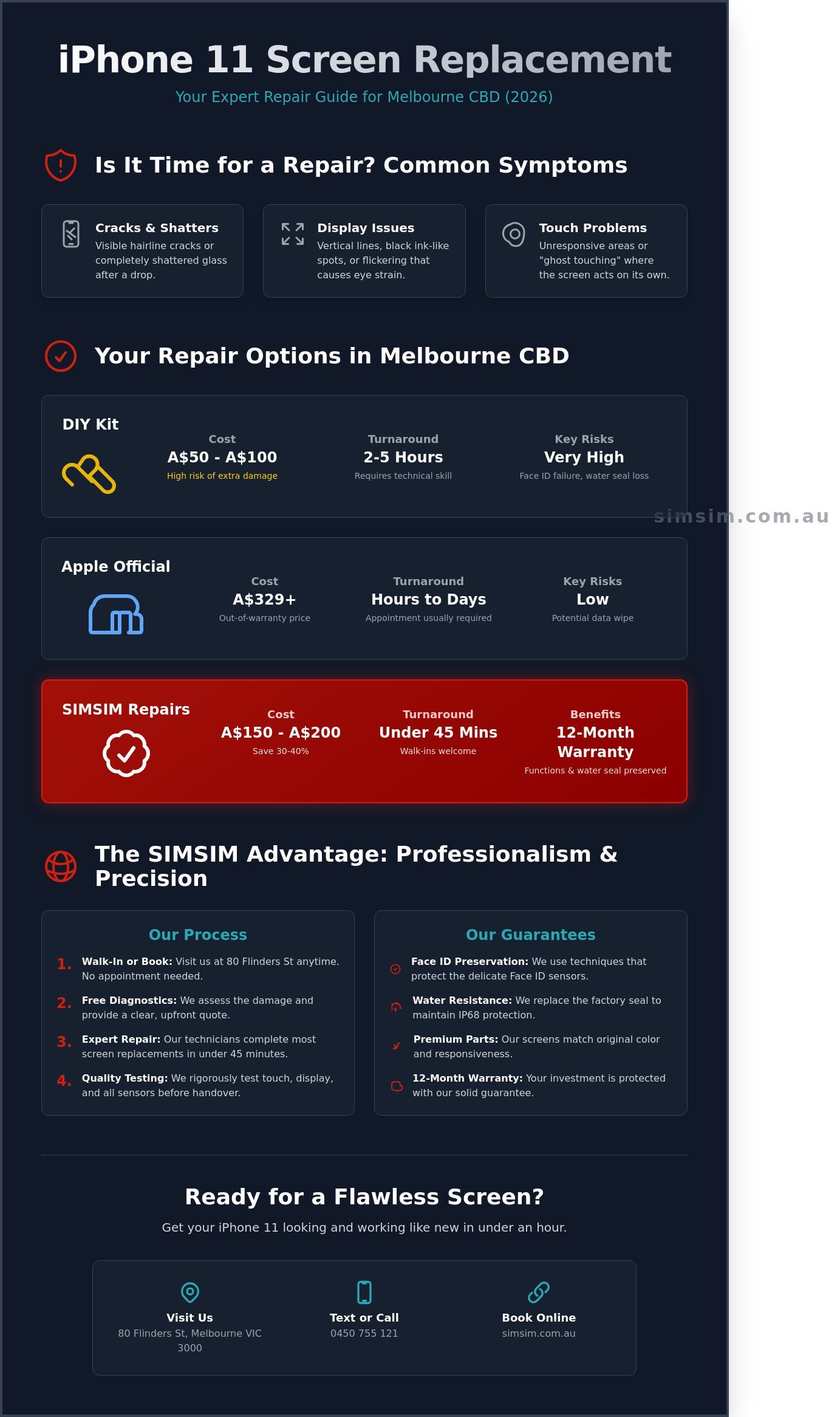 iPhone 11 Screen Replacement Melbourne: Your Trusted CBD Guide for 2026