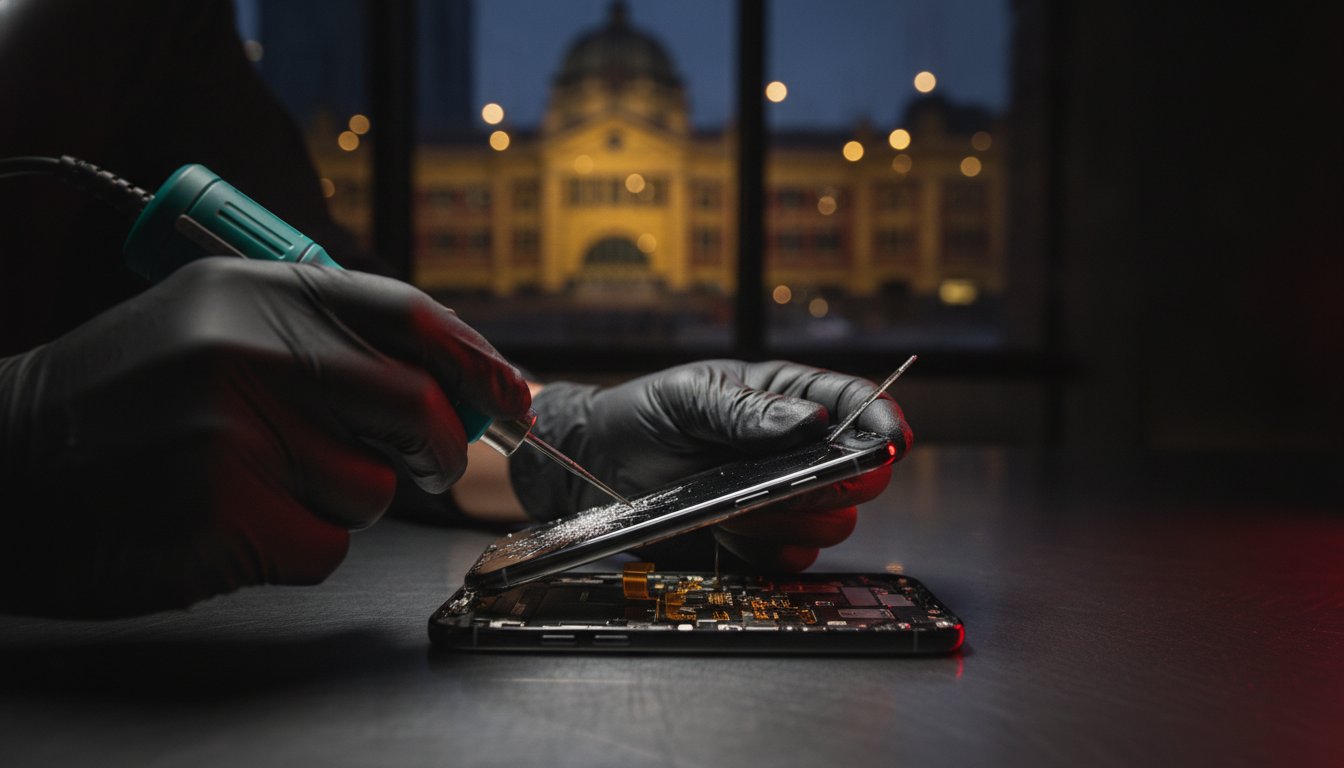 Quick iPhone Screen Repair: Melbourne CBD near Flinders St