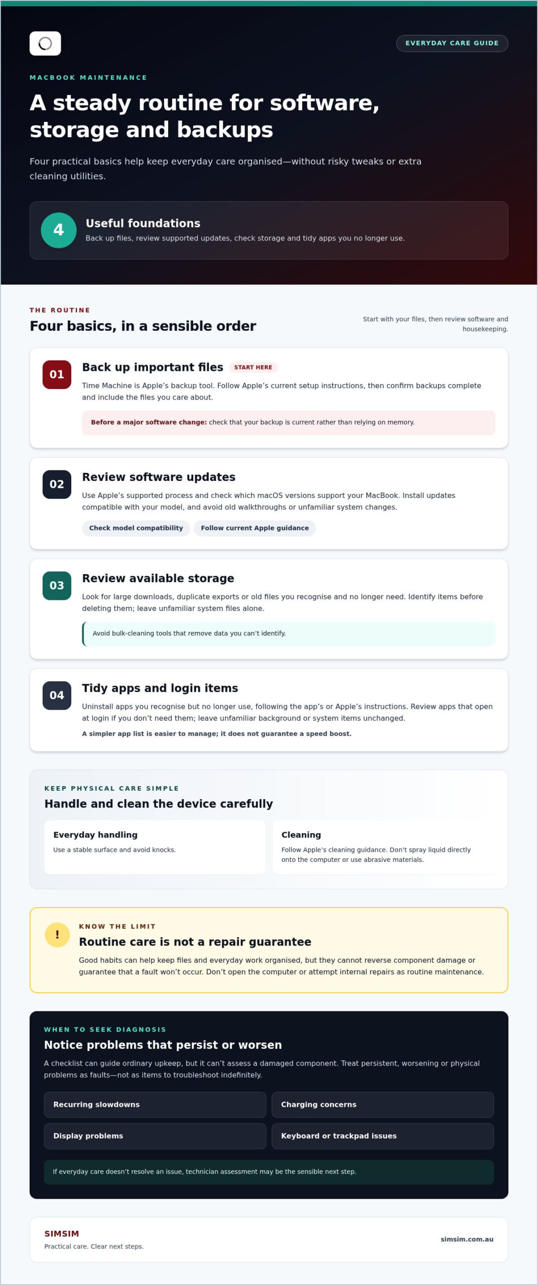 MacBook Maintenance Tips 2026: A Practical Checklist for a Healthier Mac
